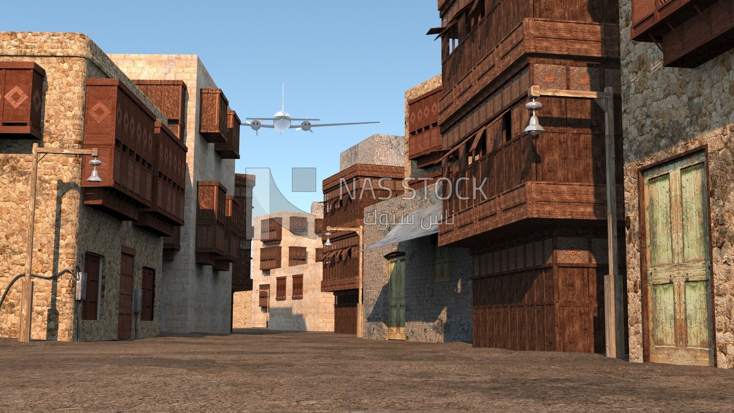 3D Model of the houses of the old city of Makkah