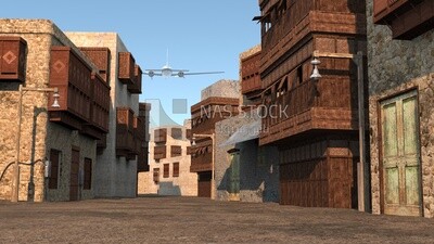 3D Model of the houses of the old city of Makkah