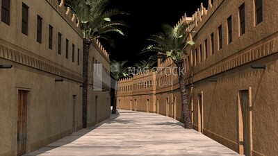 3D Model of the houses of the old city of Riyadh