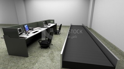 3D Model of customer service offices