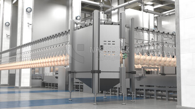 Al watania poultry factory for Frozen Food ,interior view , 3D model
