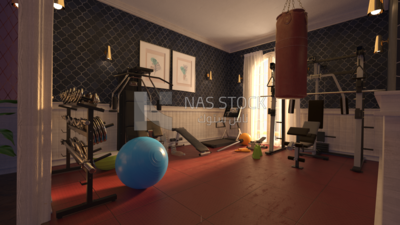 3D Model of a gym