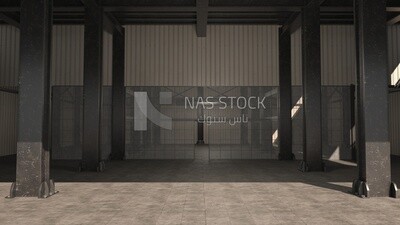 منظر خارجى لنموذج ثلاثي الأبعاد لمصنع