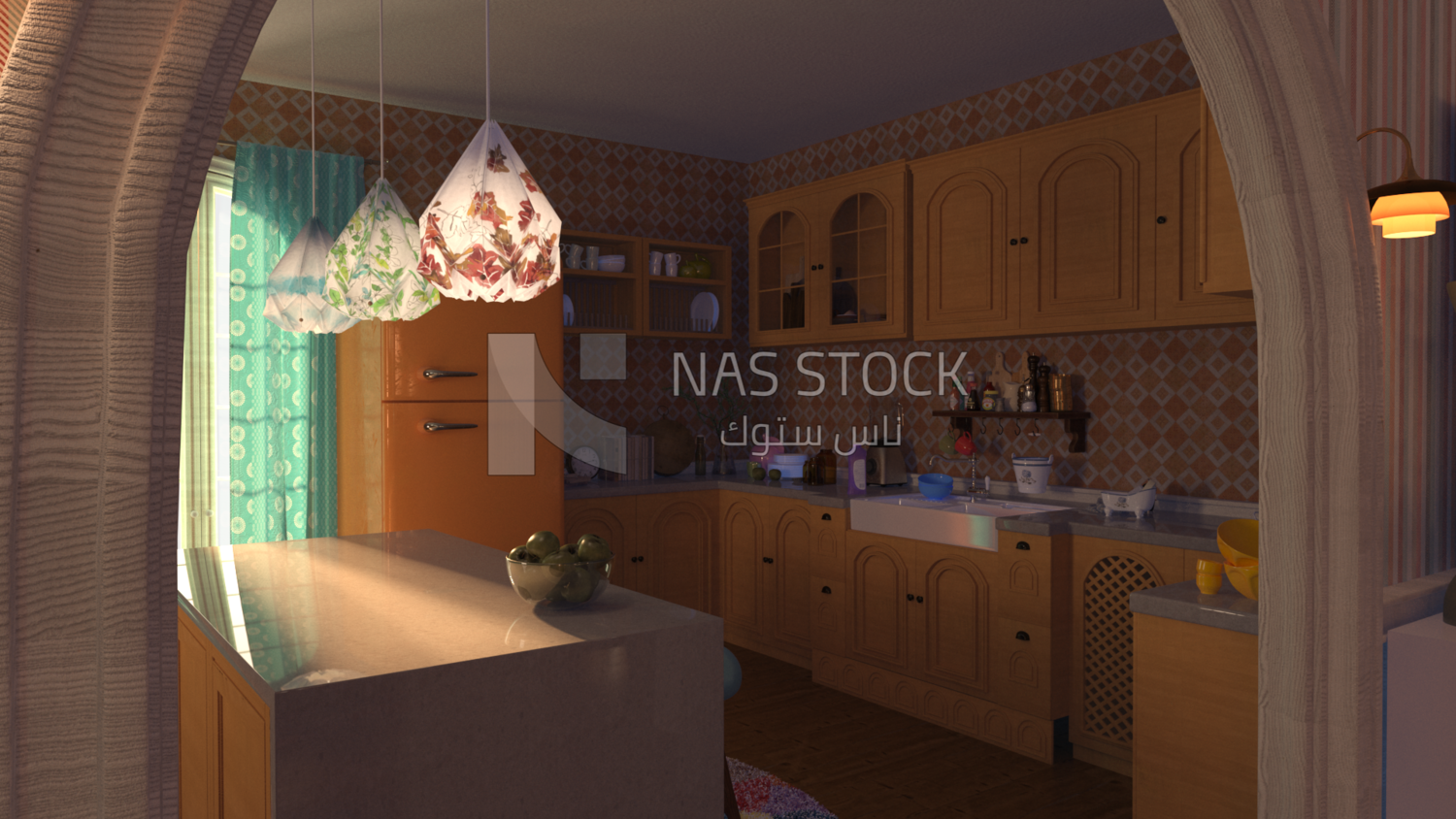 3D model of Kitchen