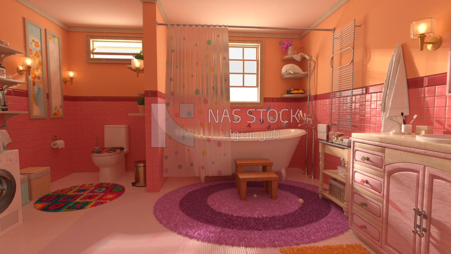 3D Model of  Bathroom