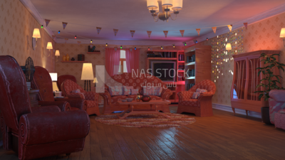3D Model of a living room