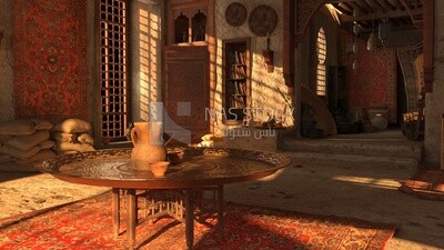 3D model of a house with the Abbasid era