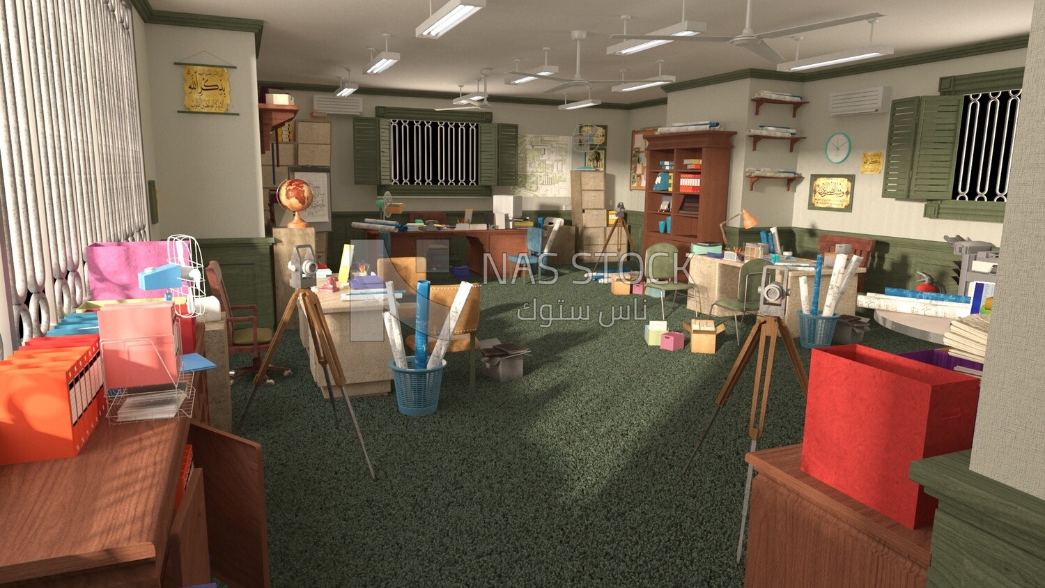 3D Model of Engineer&#39;s office