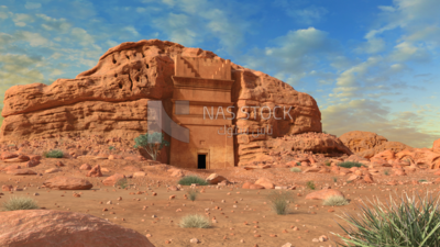 3D Model for Tomb of Lihyan son of Kuza ,exterior view