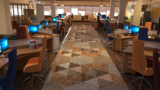 3D model of call center offices ,interior view