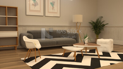 3D model for hotel room