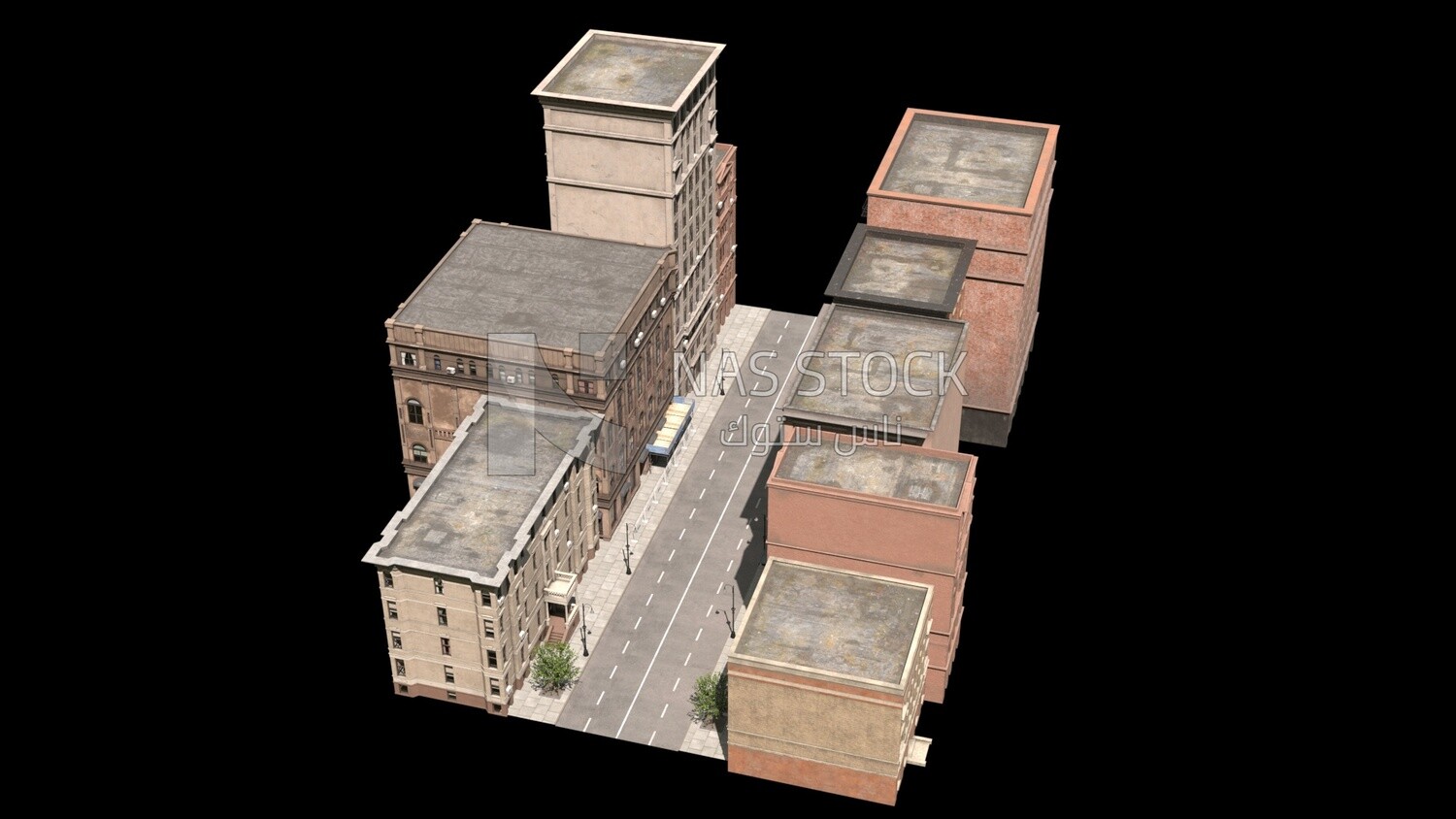 3D Model for street