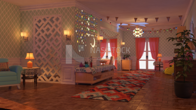 3D Model of a home parlor