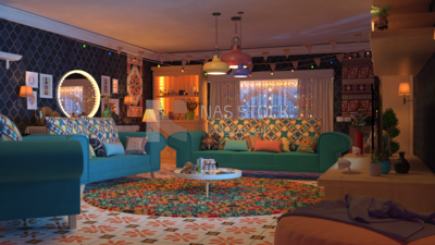 3D Model of a living room