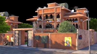3D Model of a luxury palace