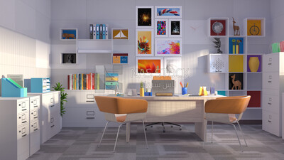 3D Model of an office room