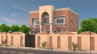 3D Model of luxury villa design