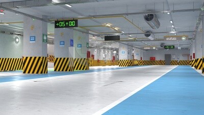 3D Model for Garage, exterior view
