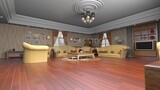 3D model of a living room