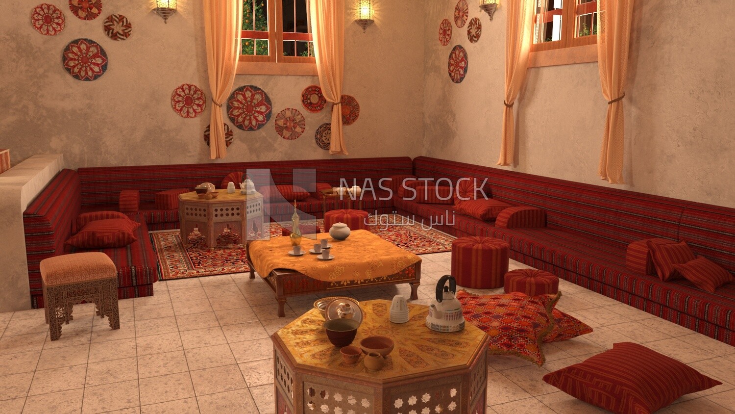 3D Model of a Arab magles ,interior view