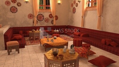 3D Model of a Arab magles ,interior view