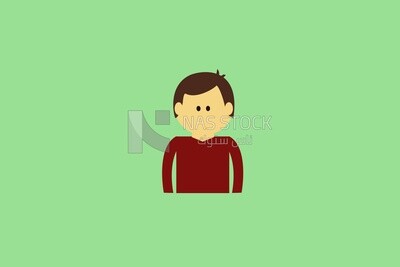 Young boy, Vector Illustrator