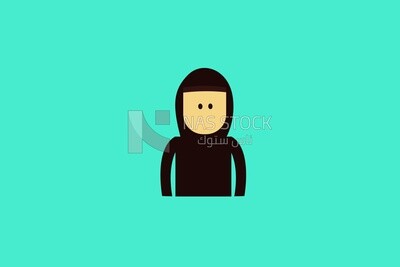 Saudi woman with hijab