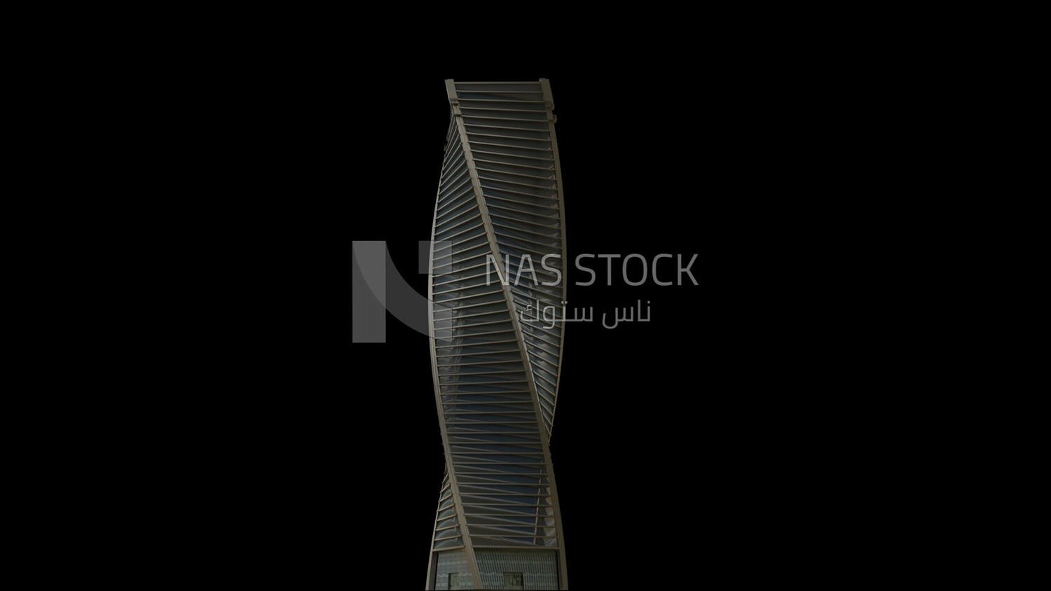 3D Model of the Majdoul Tower in Riyadh ,exterior view
