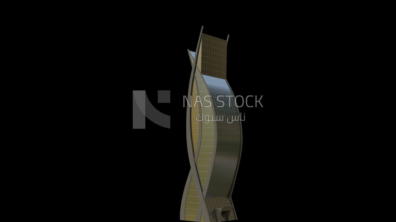 3D model of Spimaco Pharmaceutical Company Tower ,exterior view