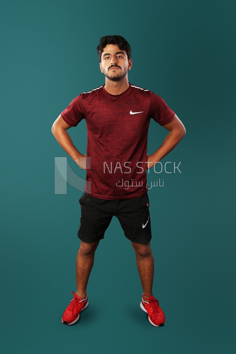 Man with sportswear