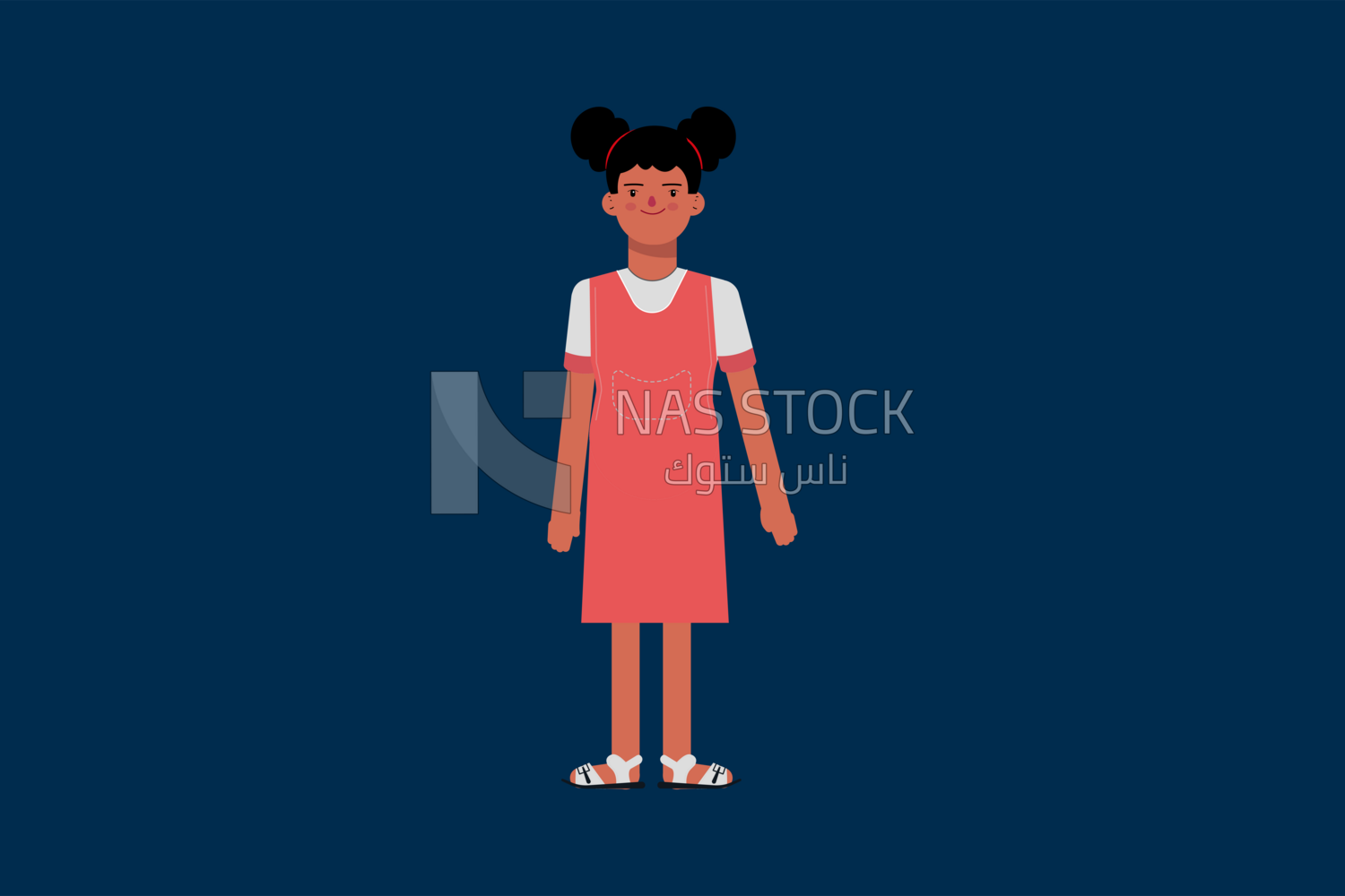 Toddler wearing a dress