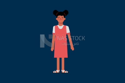 Toddler wearing a dress