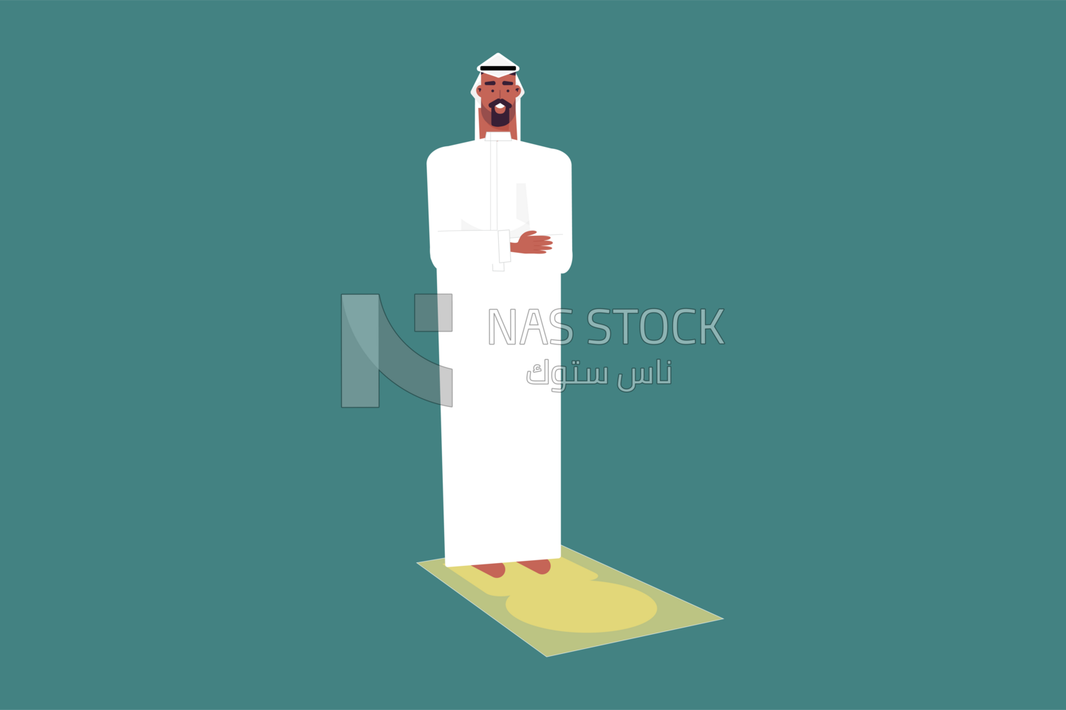 Gulf man prays