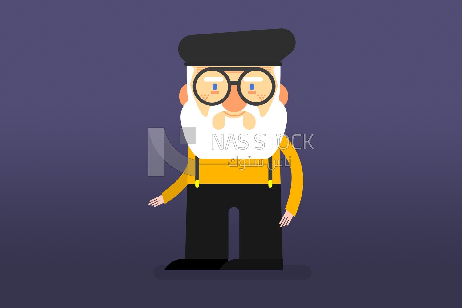 Character of an old man