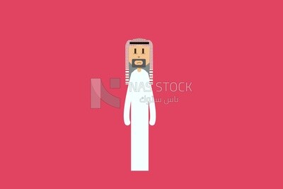 Man on a pink background