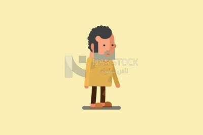 Character of an old man