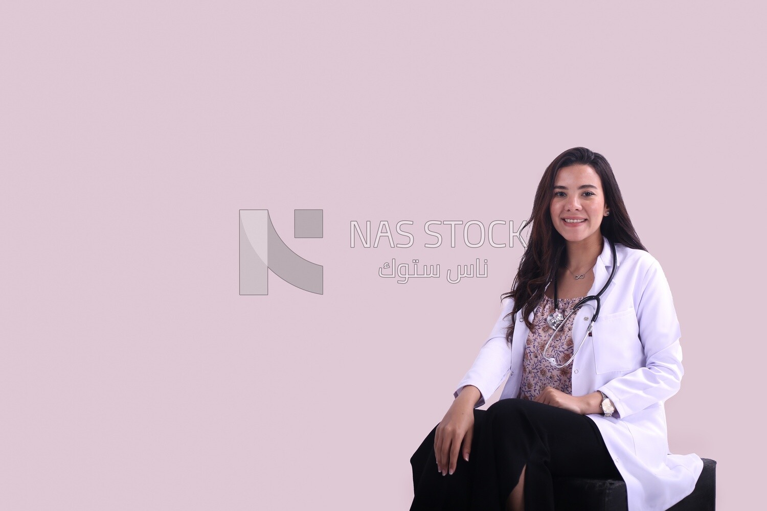 A woman doctor with a stethoscope