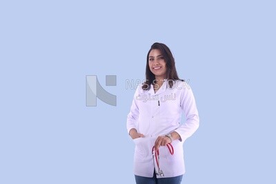 A woman doctor with a stethoscope