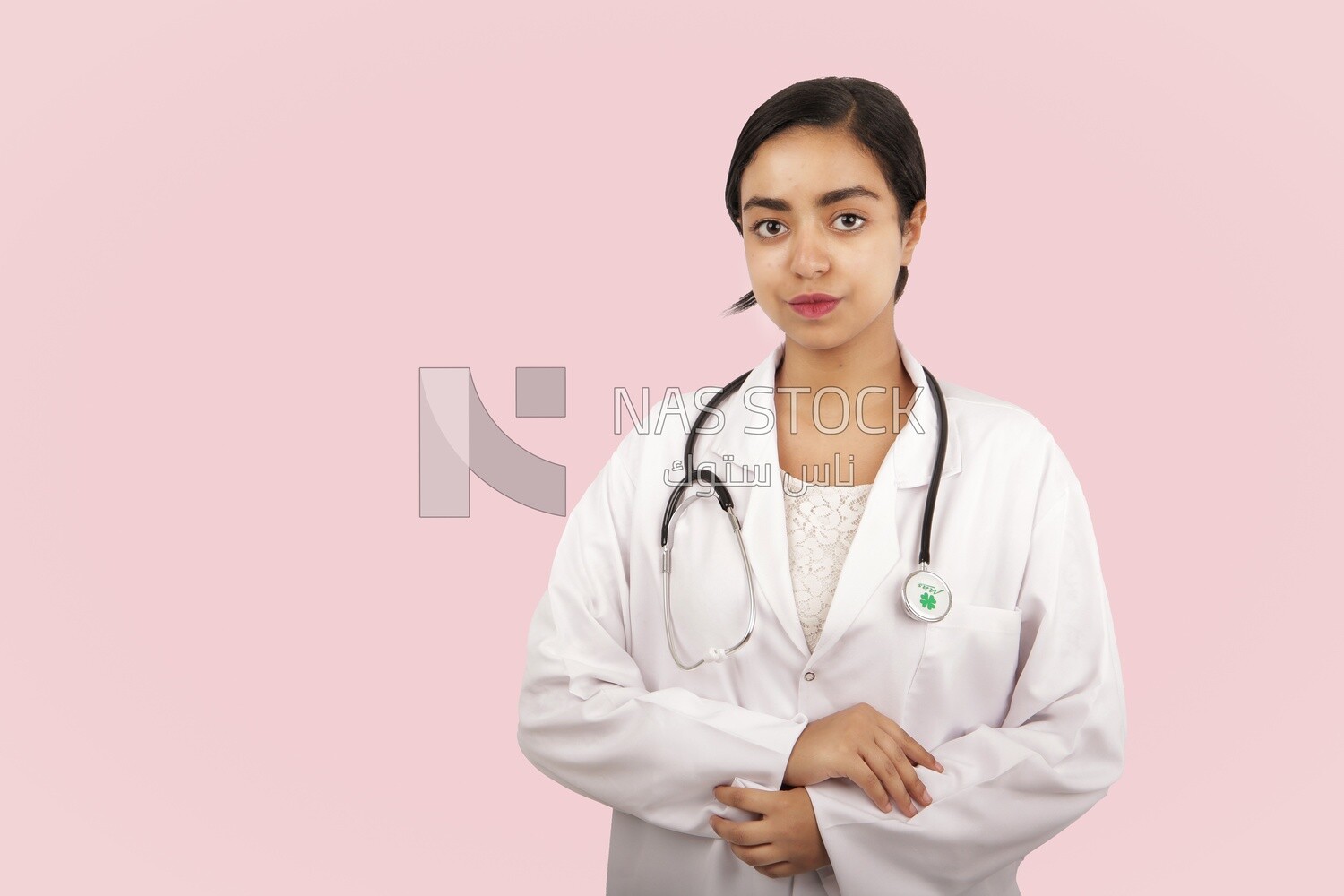 A woman doctor with a stethoscope