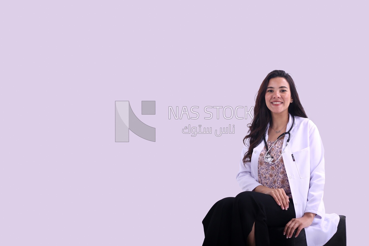A woman doctor with a stethoscope