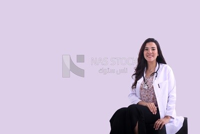 A woman doctor with a stethoscope