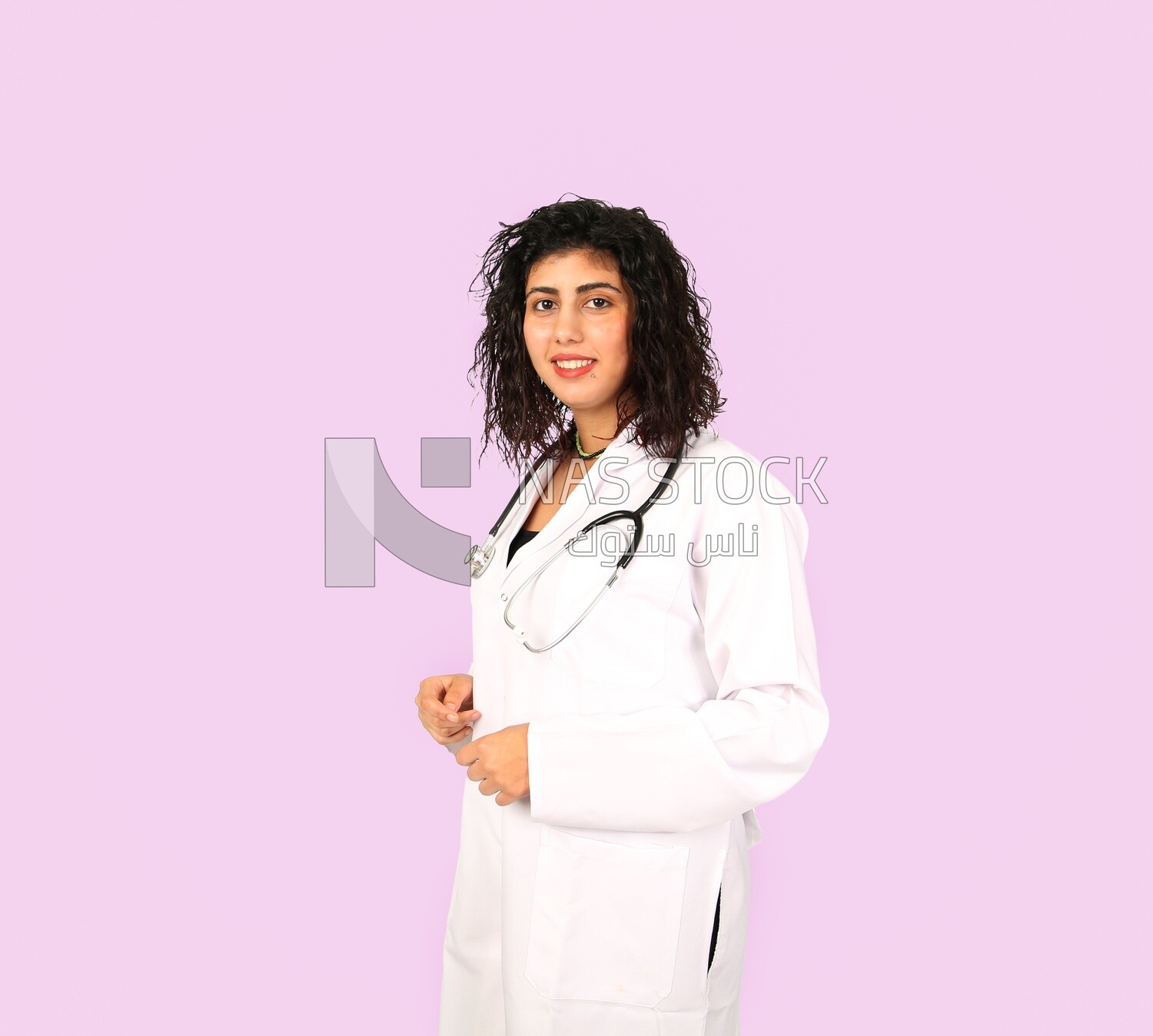 A woman doctor with a stethoscope