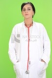 A woman doctor with a stethoscope