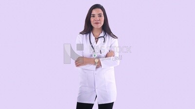 A woman doctor with a stethoscope