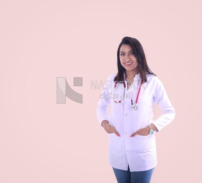 A woman doctor with a stethoscope