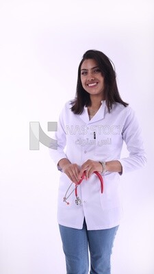A woman doctor with a stethoscope