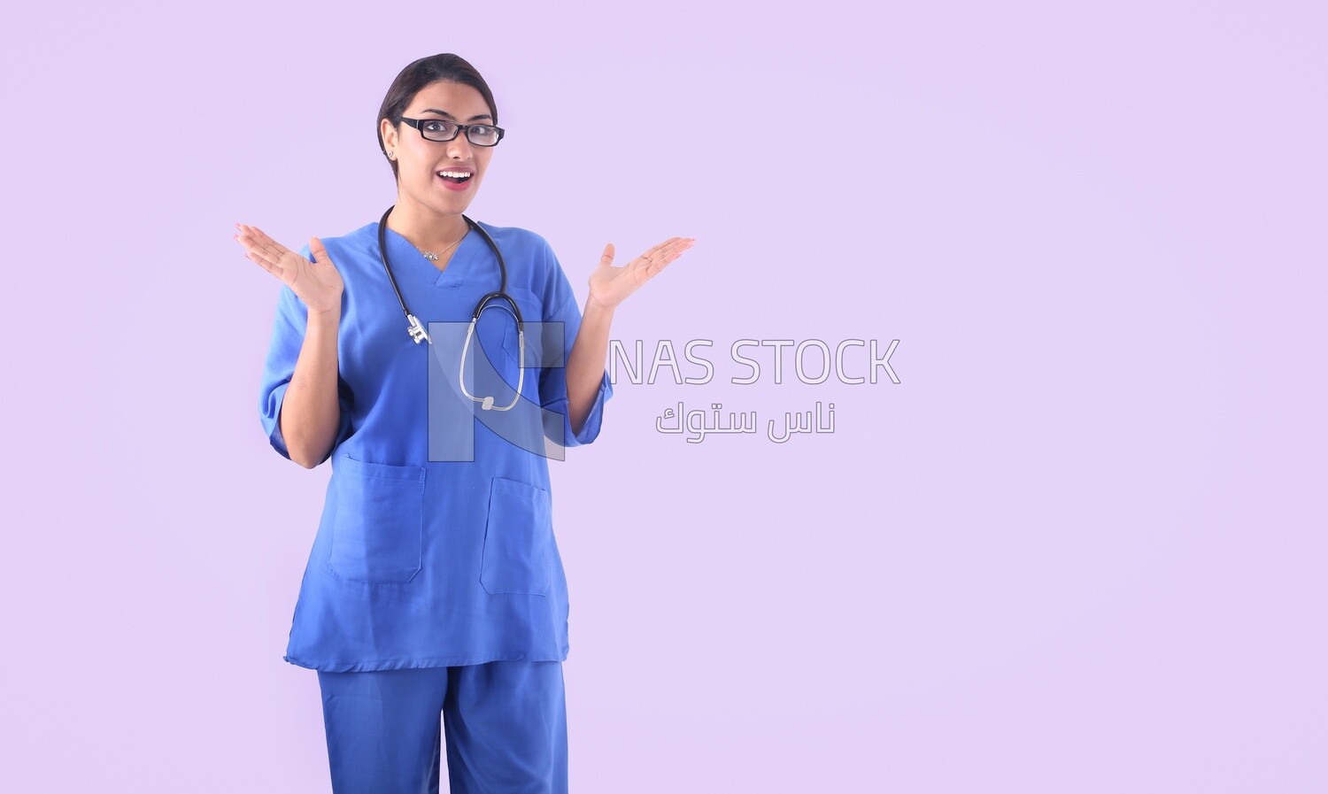 A woman doctor with a stethoscope
