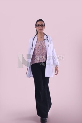 A woman doctor with a stethoscope