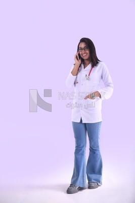 A woman doctor with a stethoscope