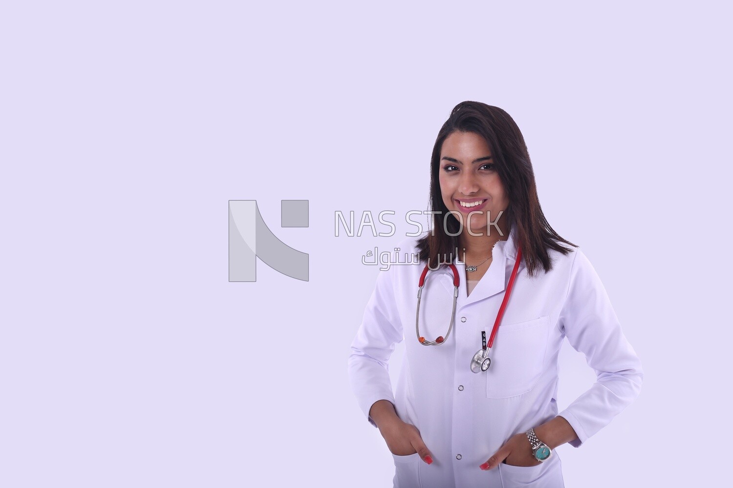 A woman doctor with a stethoscope